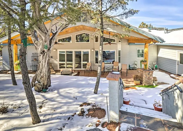 Patio & Forest View: Peaceful Show Holiday home Show Low